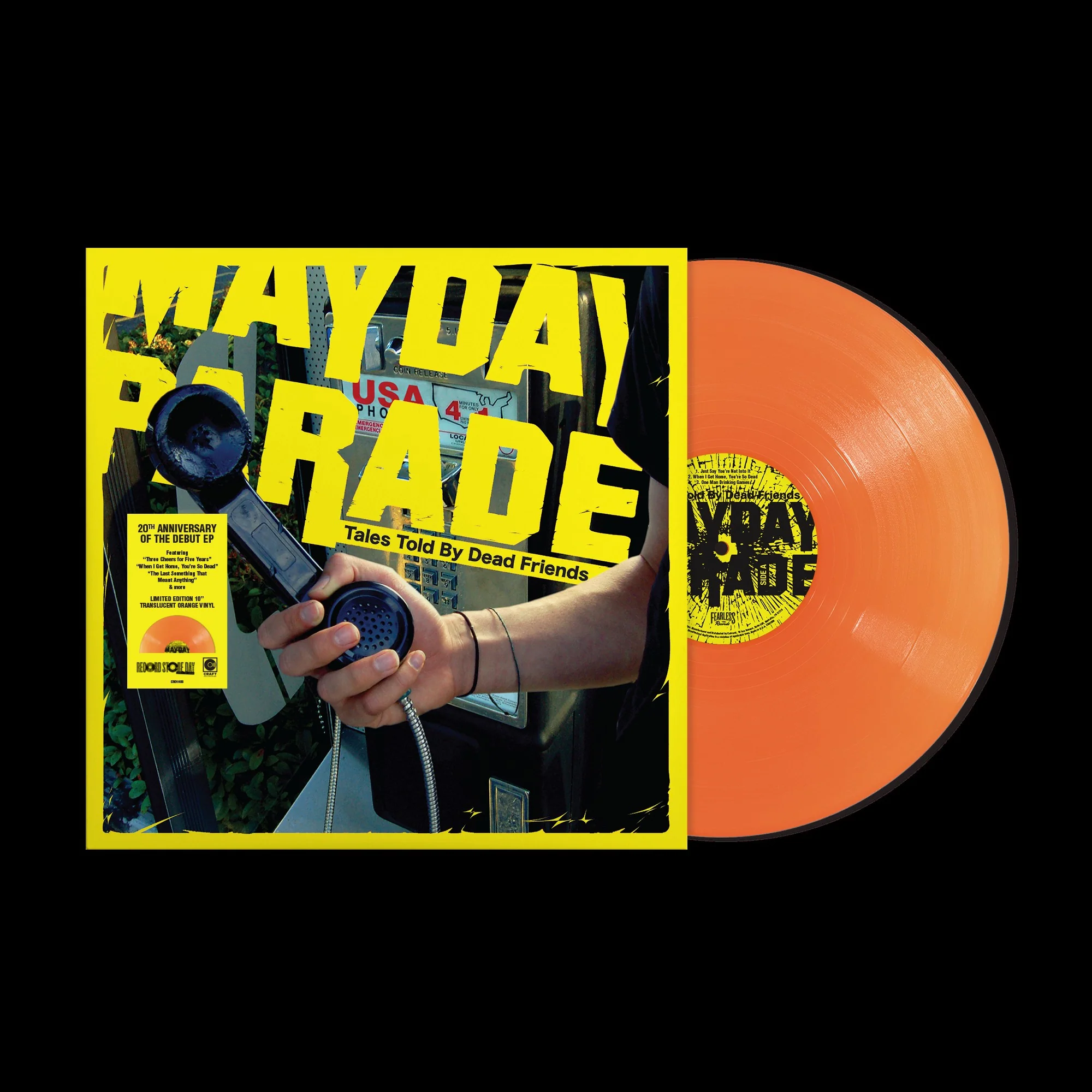 Mayday Parade - Tales Told By Dead Friends - 1LP - Orange Limited Edition Vinyl  [Record Store Day 2026]