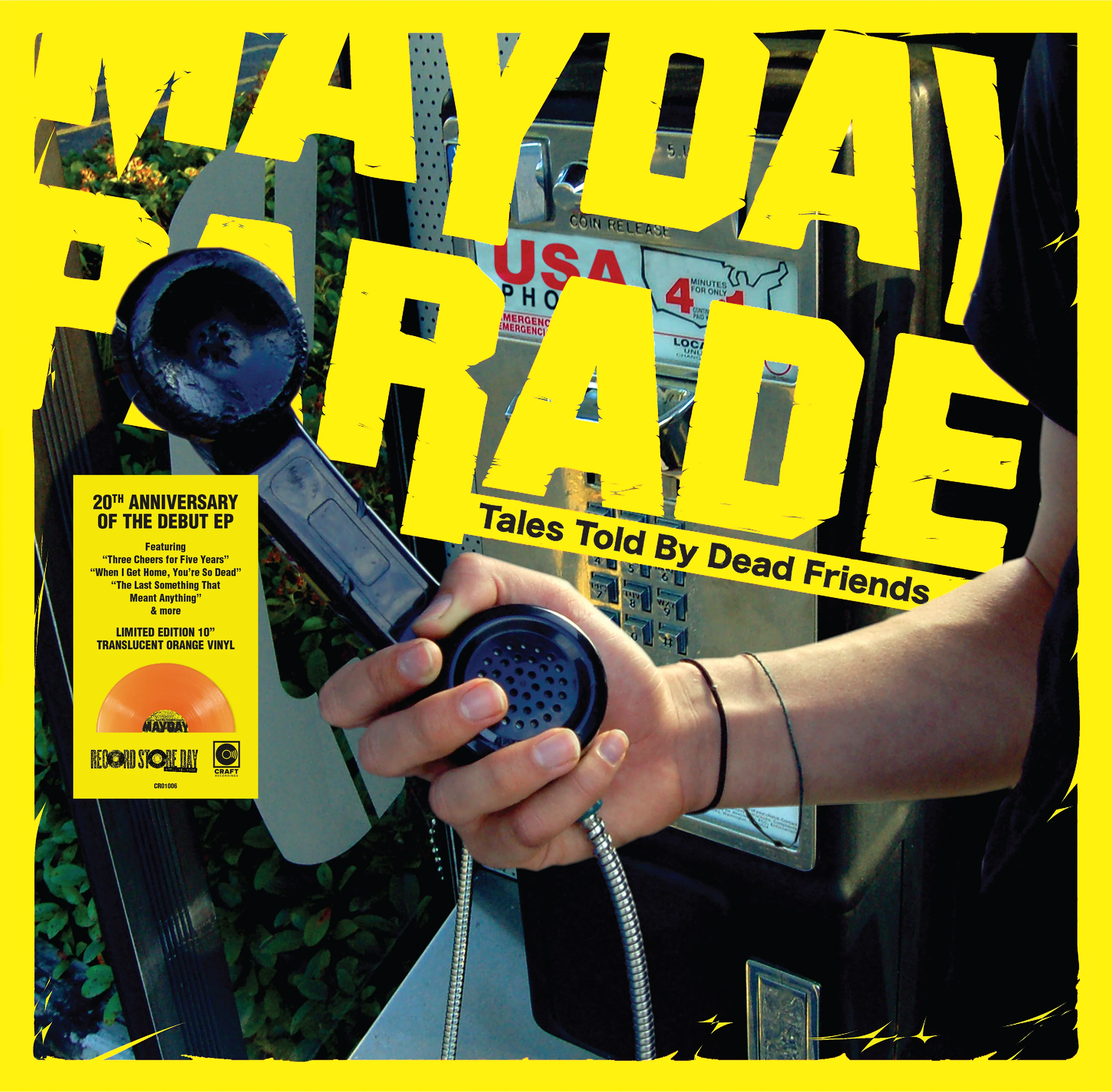 Mayday Parade - Tales Told By Dead Friends - 1LP - Orange Limited Edition Vinyl  [Record Store Day 2026] - Image 2