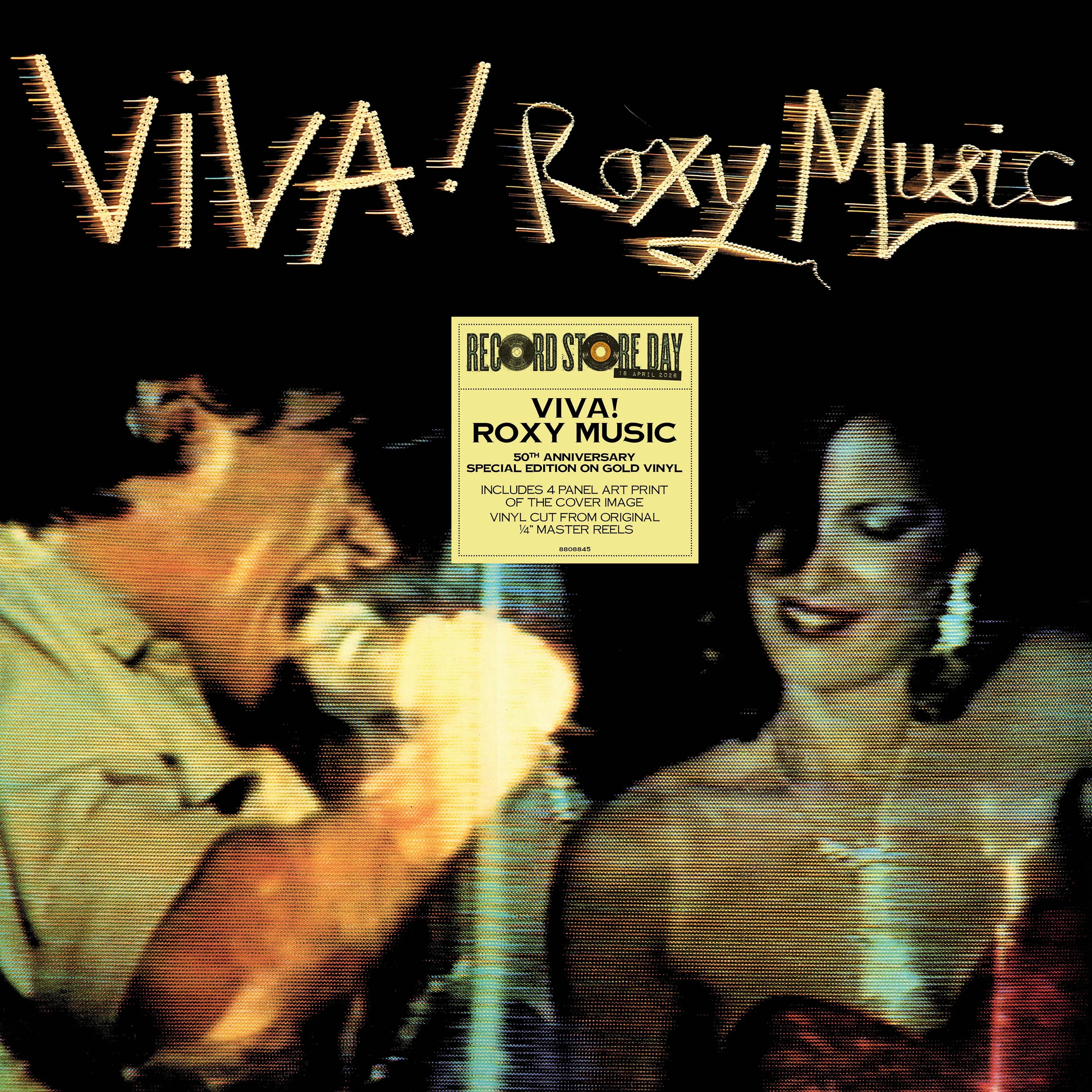 Roxy Music - Viva! Roxy Music - 1LP - Special Edition Gold Vinyl  [Record Store Day 2026] - Image 2