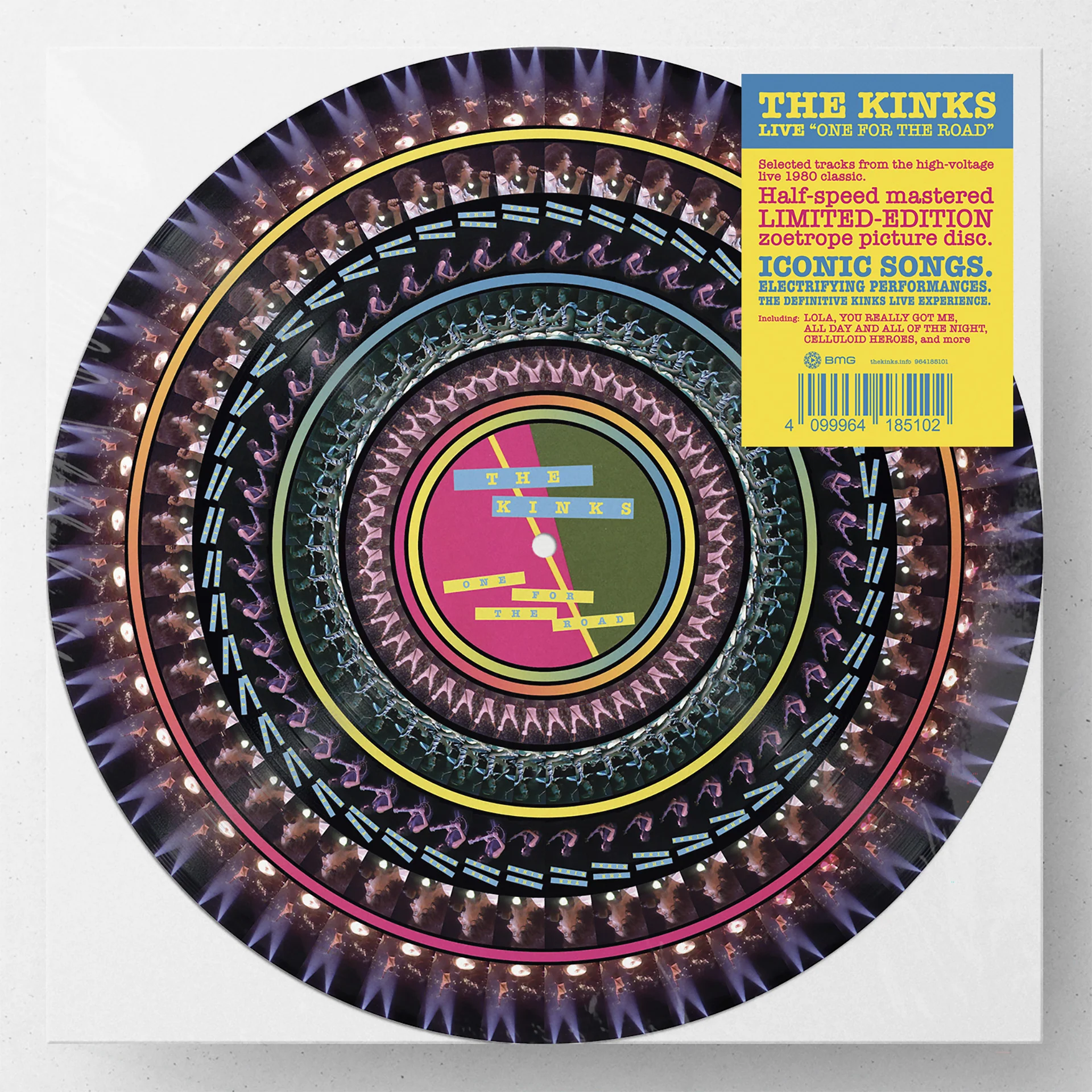 The Kinks - One For The Road - 1LP - Limited Edition Zoetrope Picture Disc  [Record Store Day 2026]