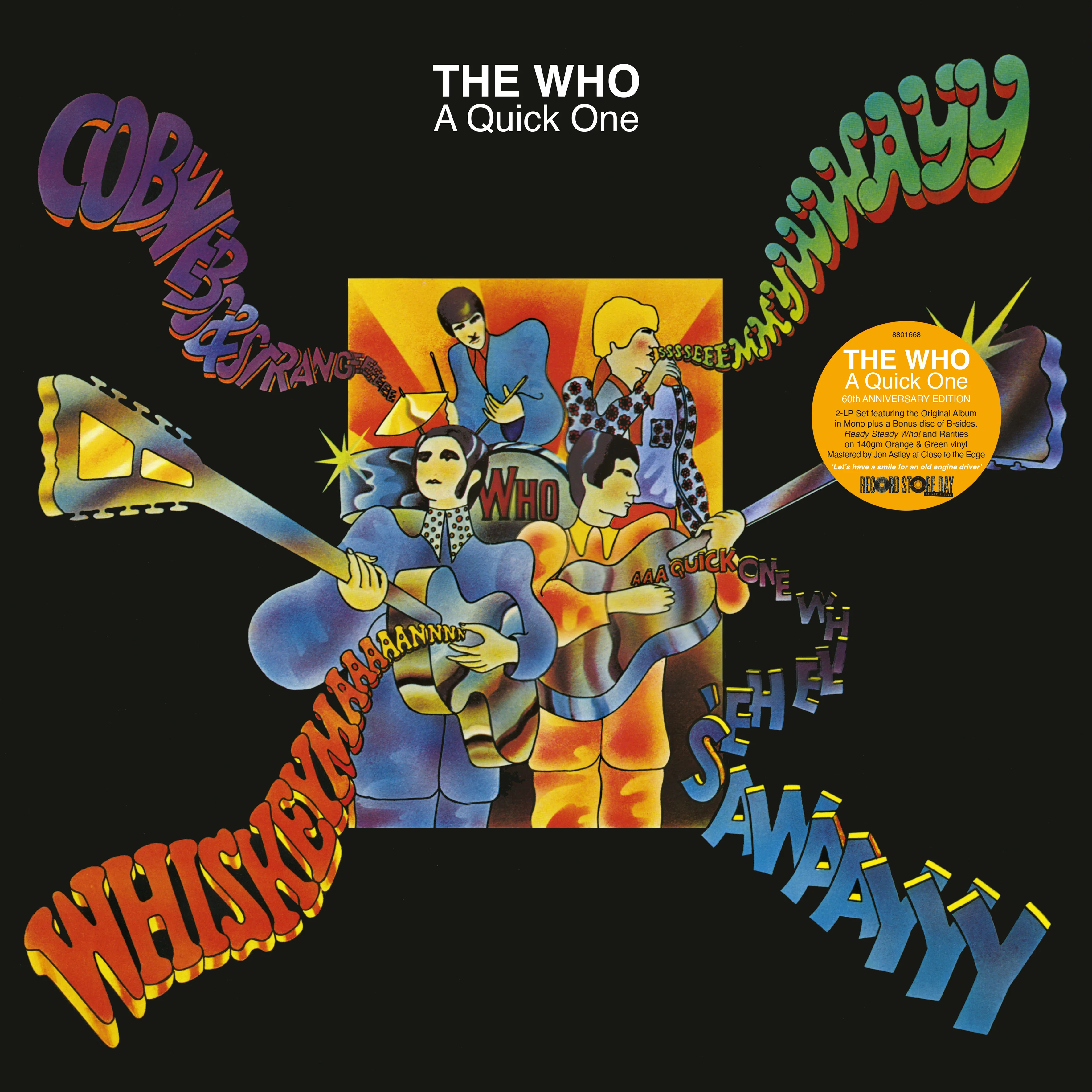 The Who - A Quick One - 2LP - 140g Transparent Green & Orange Vinyl  [Record Store Day 2026] - Image 2