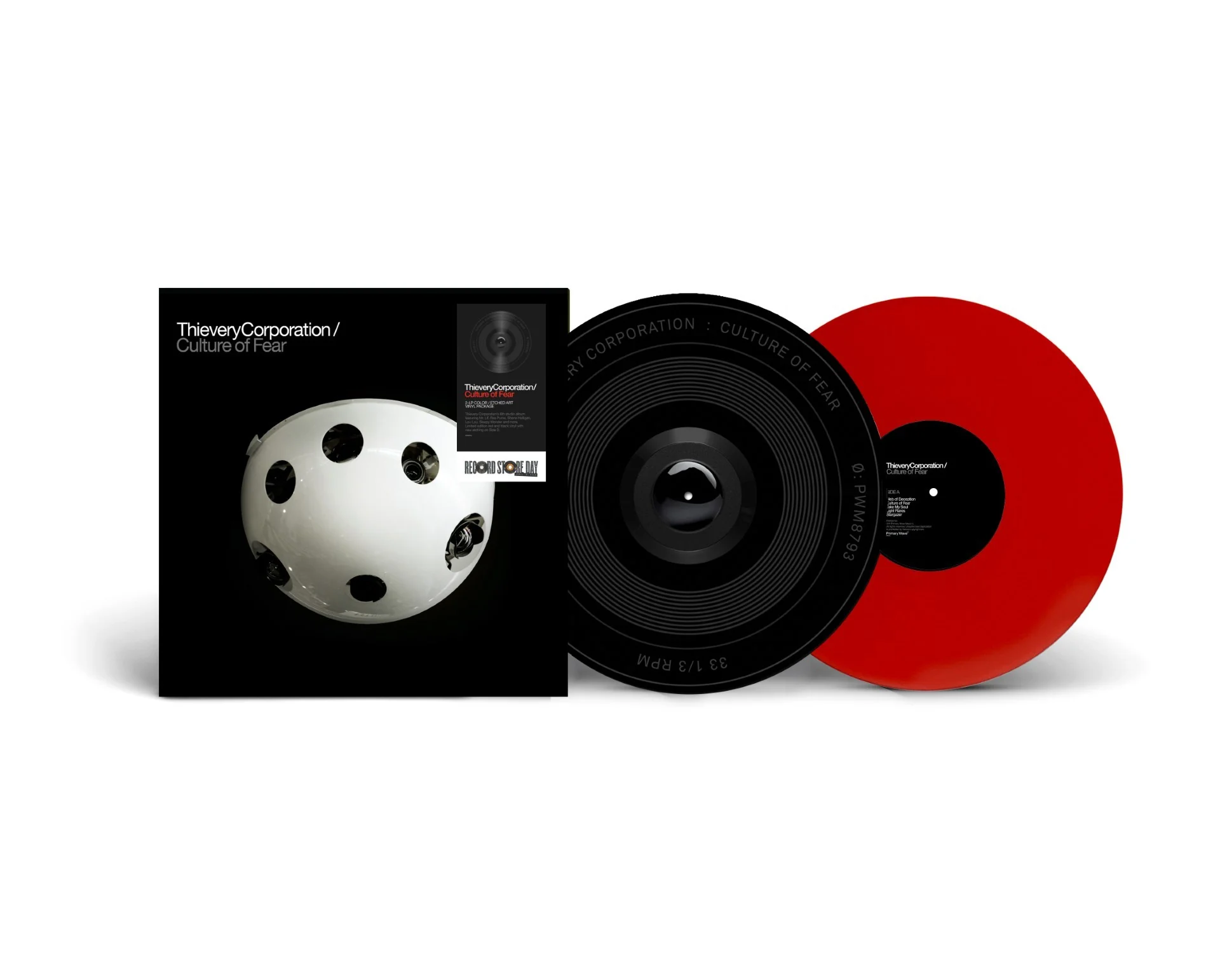 Thievery Corporation - Culture Of Fear - 2LP - Limited Edition Red & Black Vinyl  [Record Store Day 2026]