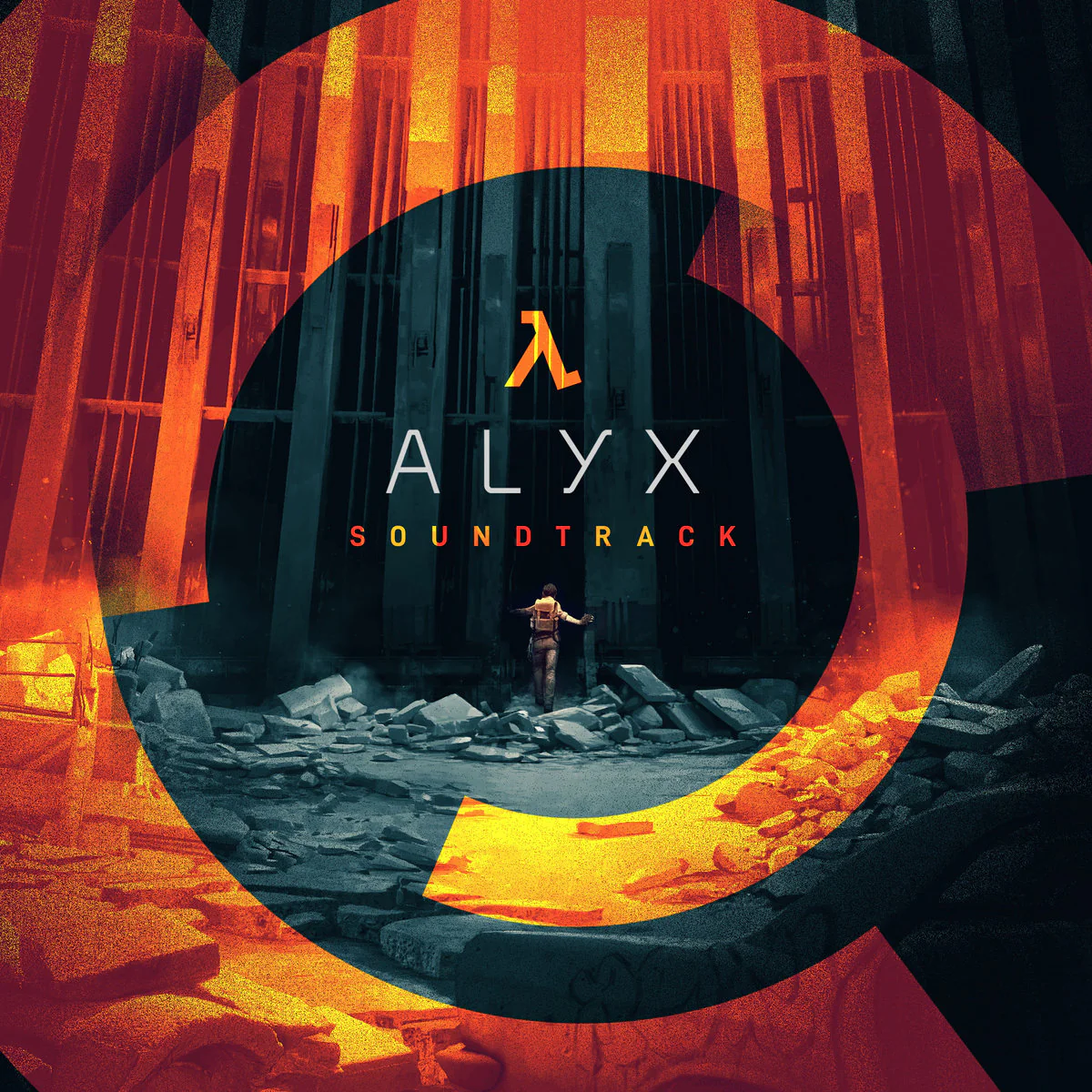 VALVE - Half-Life: Alyx (Official Game Soundtrack) - 2LP (+ DL Complete ST) - 180g Black w/ Orange Splatter Vinyl [APR 24] - Image 3